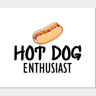 Hot Dog Enthusiast Posters and Art